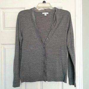 Gray Button-Up New York & Company Cardigan